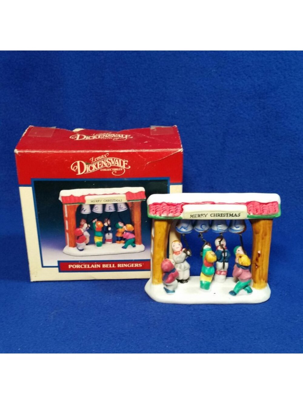 Lemax Dickensvale Porcelain Bell Ringers 1993 33076 Dickensvale Collectibles